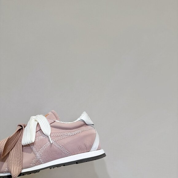 Onitsuka Tiger Pink Double-Strap Sneakers - Picture 6 of 9